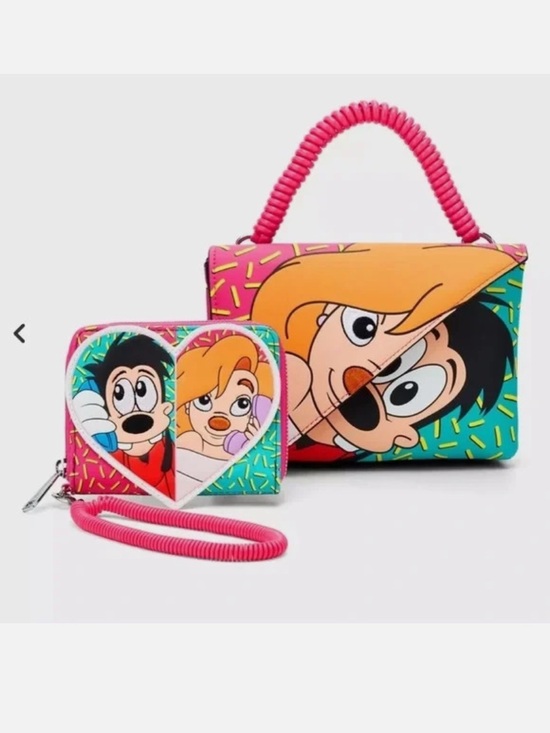 Loungefly Handbags - NWOT Loungefly Disney_A Goofy Movie Max Roxanne Split Crossbody bag+wallet SET